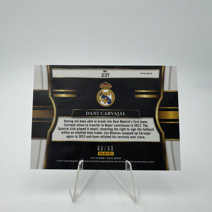 Dani Carvajal - Real Madrid - Panini Select 2017/18 - 86/99