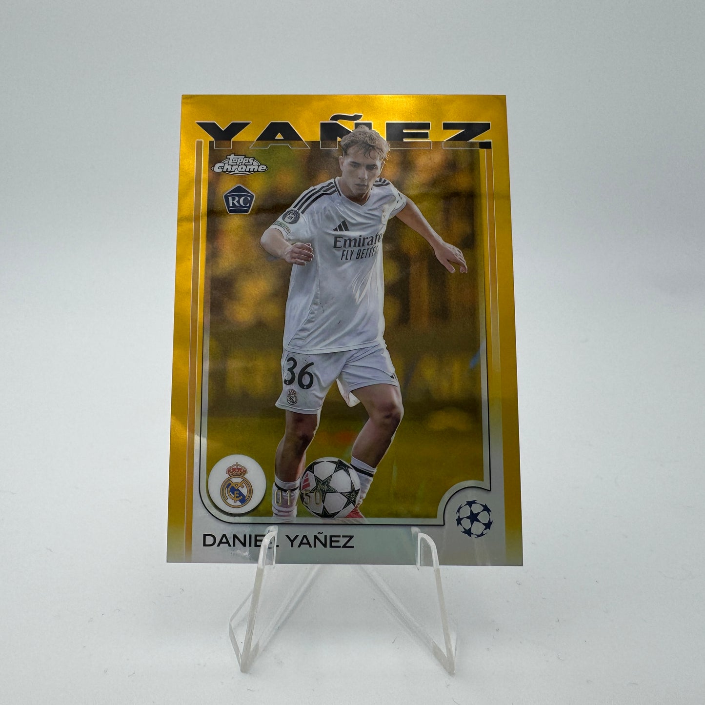 Yanez RC - Real Madrid - Topps UCC Chrome 24/25 - 01/50
