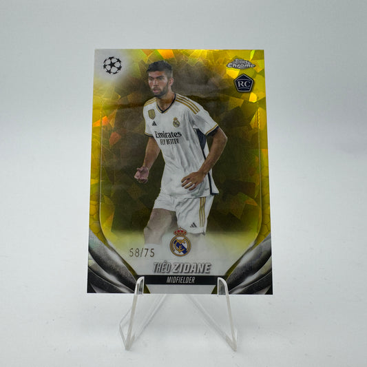 Theo Zidane RC - Real Madrid - Topps Chrome Sapphire UCC 23/24 - 58/75