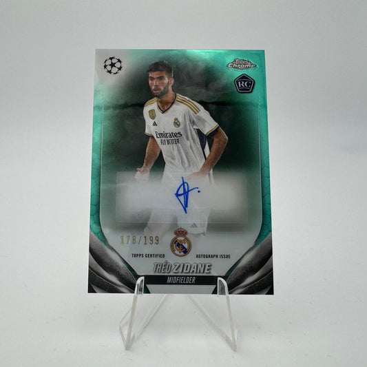Theo Zidane RC - Real Madrid - Topps Chrome UCC 23/24 - Autograph 178/199