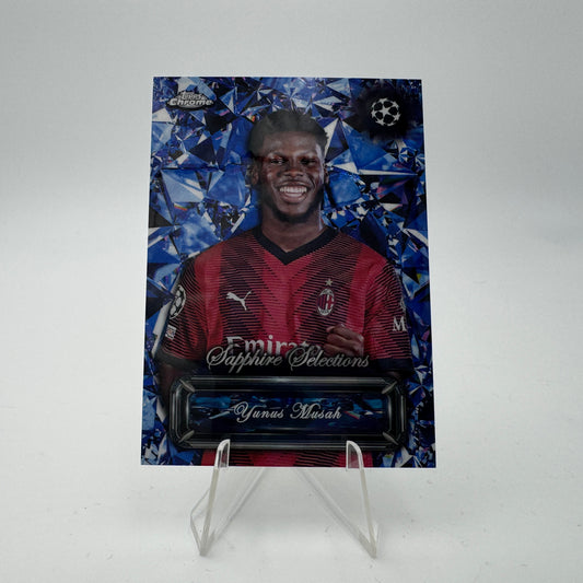 Yunus Musah - AC Milan - Topps Chrome Sapphire UCC 23/24 - Sapphire Selections
