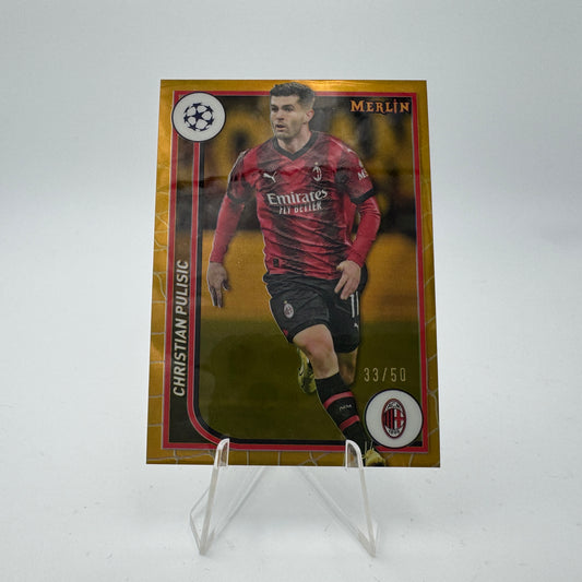 Christian Pulisic - AC Milan - Topps Merlin 23/24 - 33/50