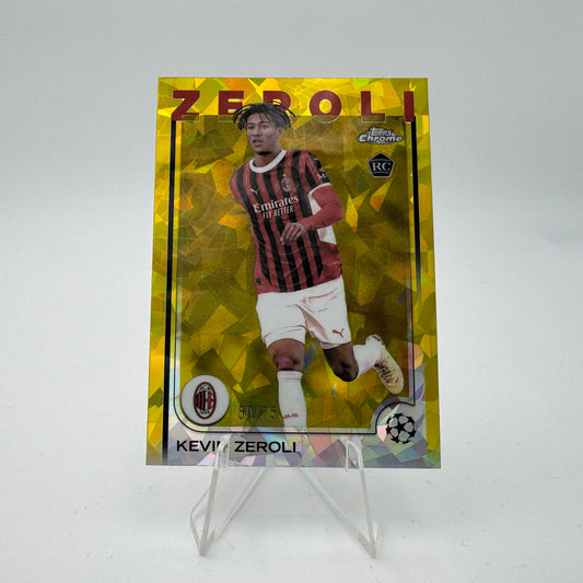 Kevin Zeroli RC - AC Milan - Topps Chrome Sapphire UCC 24/25 - 50/75