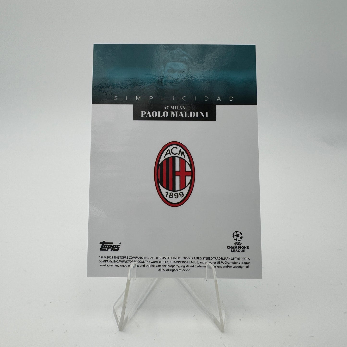 Paolo Maldini - AC Milan - Topps Simplicidad 2025 - 26/49