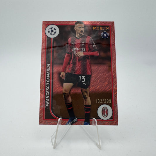 Francesco Camarda RC - AC Milan - Topps Merlin 23/24 - 182/299