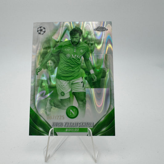 Khvicha Kvaratskhelia - SSC Napoli - Topps Chrome UCC 23/24 - 067/225