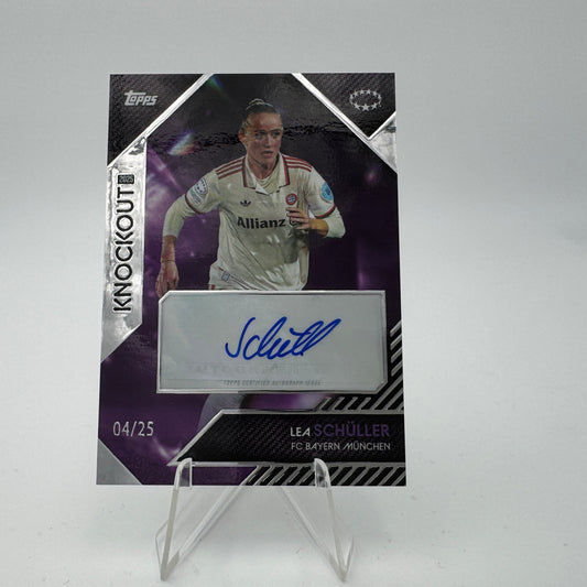 Lea Schuller - Bayern Munchen - Topps Knockout WCL 2025 - Autograph 04/25
