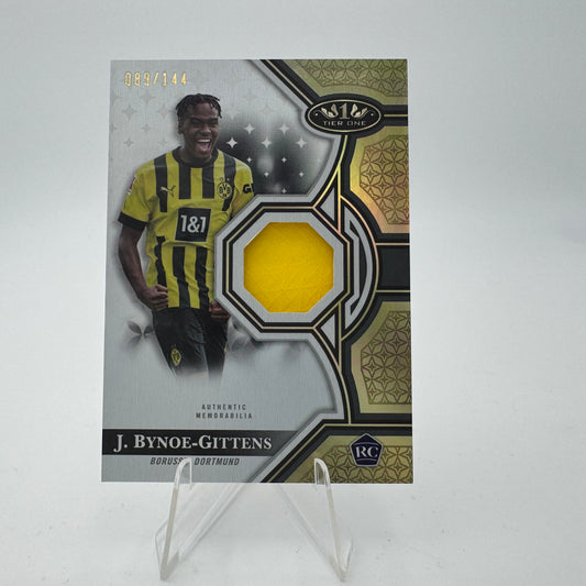 Bynoe Gittens RC - Borussia Dortmund - Topps Tier One 2022/23 - Relic 089/144