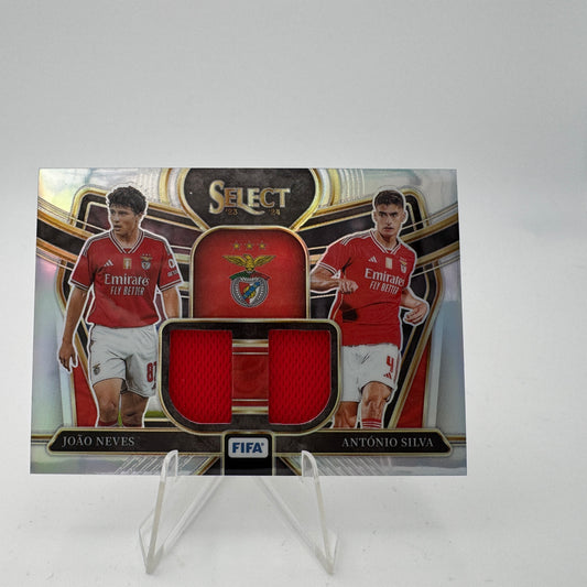 Joao Neves & Antonio Silva - SL Benfica - Panini Select FIFA 23/24 - Dual Relic