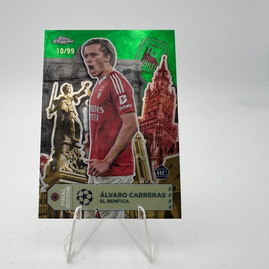 Alvaro Carreras RC - SL Benfica - Topps Chrome UCC 2024/25 - 10/99