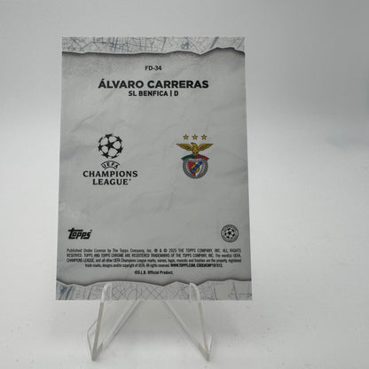 Alvaro Carreras RC - SL Benfica - Topps Chrome UCC 2024/25 - 10/99