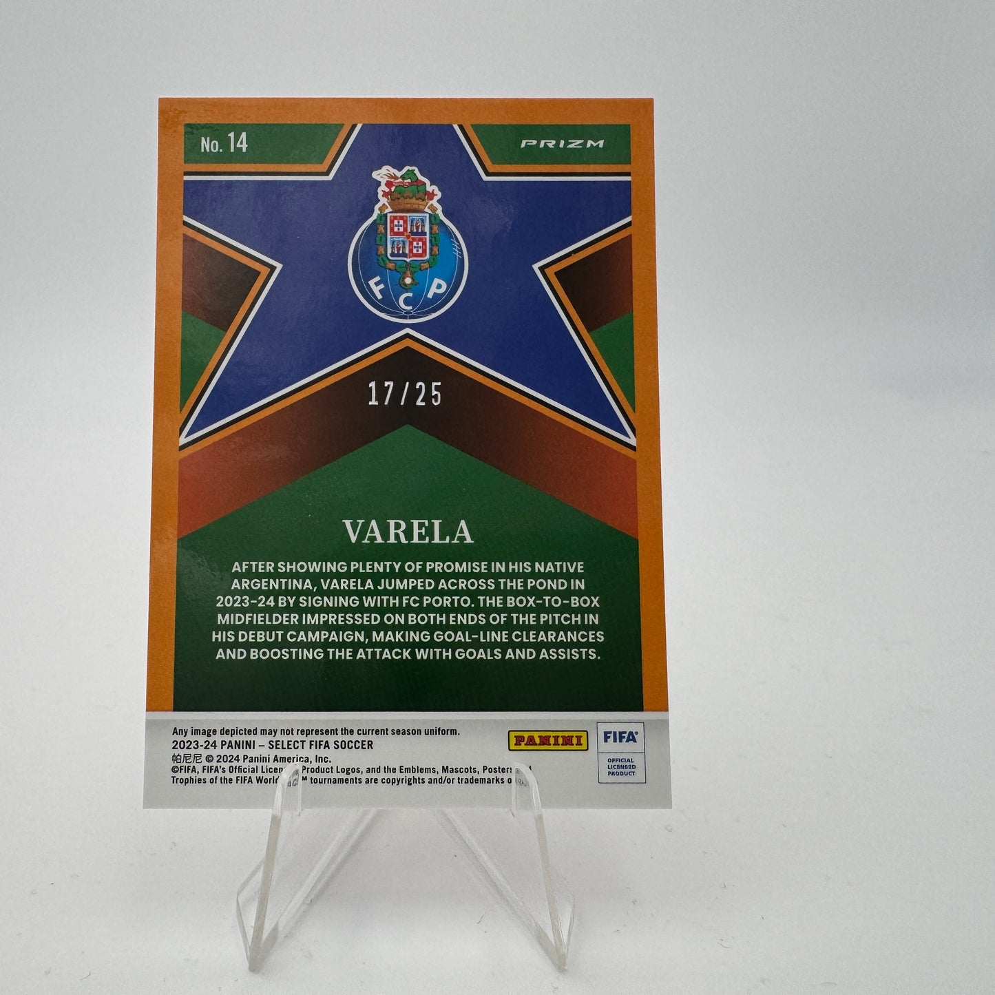Varela RC - FC Porto - Panini Select FIFA 23/24 - 17/25
