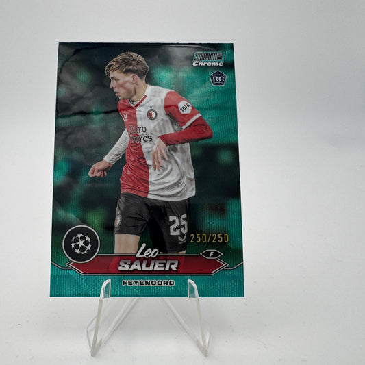 Leo Sauer RC - Feyenoord - Topps Stadium Chrome 2023/24 - 250/250