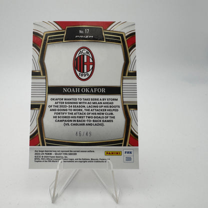 Noah Okafor - AC Milan - Panini Select 2023/24 - 46/49