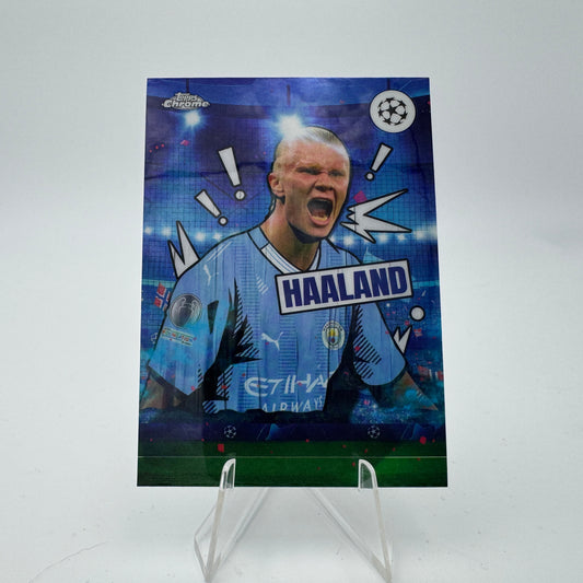 Erling Haaland - Manchester City - Topps Chrome UCC 2023/24 - Tifo