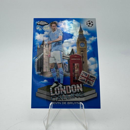 Kevin De Bruyne - Manchester City - Topps Chrome UCC 2023/24 - 052/150 London Calling