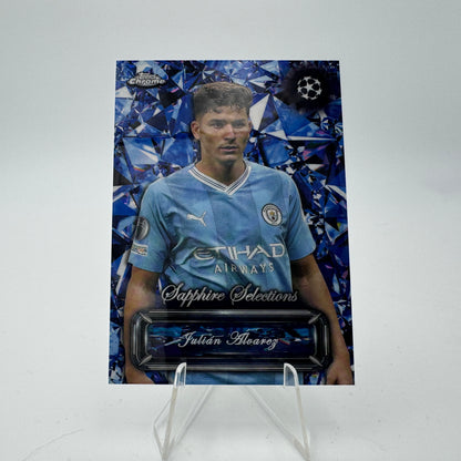 Julian Alvarez - Manchester City - Topps Chrome Sapphire UCC 2023/24 - Sapphire Selections