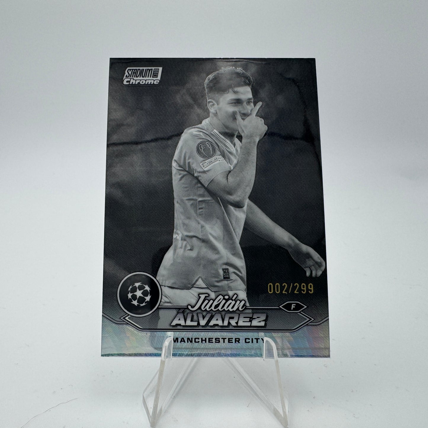 Julian Alvarez - Manchester City - Topps Stadium Chrome 2023/24 - 002/299