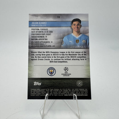 Julian Alvarez - Manchester City - Topps Stadium Chrome 2023/24 - 002/299