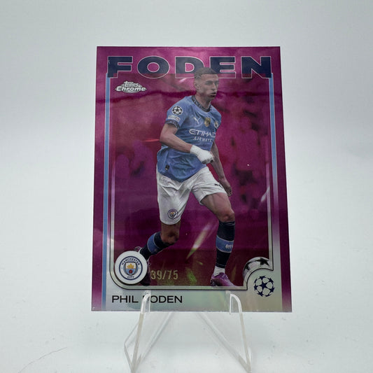 Phil Foden - Manchester City - Topps Chrome UCC 2024/25 - 39/75