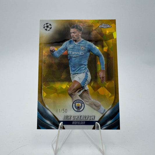 Jack Grealish - Manchester City - Topps Chrome Sapphire UCC 2023/24 - 11/50