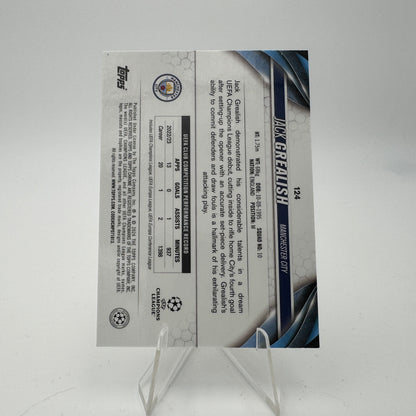 Jack Grealish - Manchester City - Topps Chrome Sapphire UCC 2023/24 - 11/50