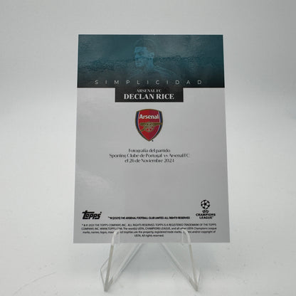 Declan Rice - Arsenal - Topps Simplicidad 2025 - 18/49