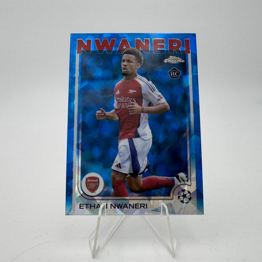 Ethan Nwaneri RC - Arsenal - Topps Chrome Sapphire UCC 2024/25