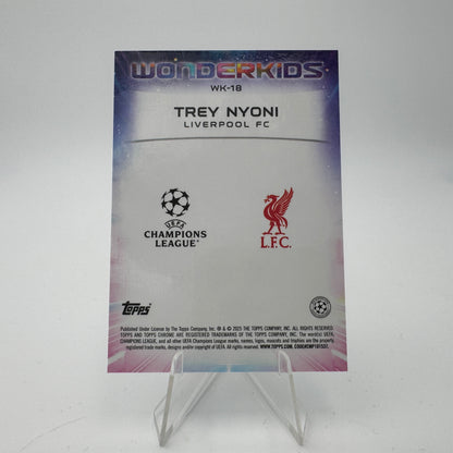 Trey Nyoni RC - Liverpool FC - Topps Chrome UCC 2024/25 - 149/199