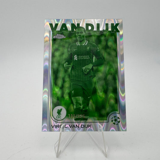 Virgil Van Dijk - Liverpool FC - Topps Chrome UCC 2024/25 - 108/225