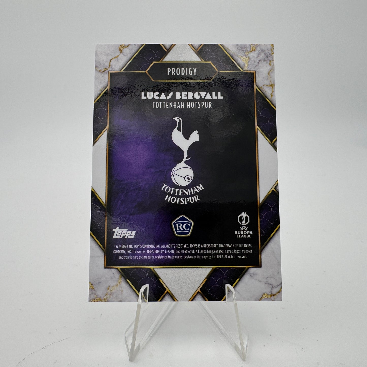 Lucas Bergvall RC - Tottenham Hotspur - Topps Deco 2024/25 - 04/25