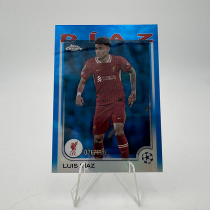 Luis Diaz - Liverpool FC - Topps Chrome UCC 2024/25 - 076/150