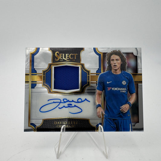 David Luiz - Chelsea FC - Panini Select 2017/18 - Autograph/Relic
