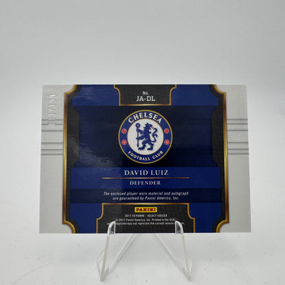 David Luiz - Chelsea FC - Panini Select 2017/18 - Autograph/Relic