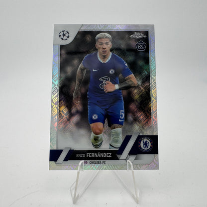 Enzo Fernandez RC - Chelsea FC - Topps Chrome UCC 2022/23 - 21/52