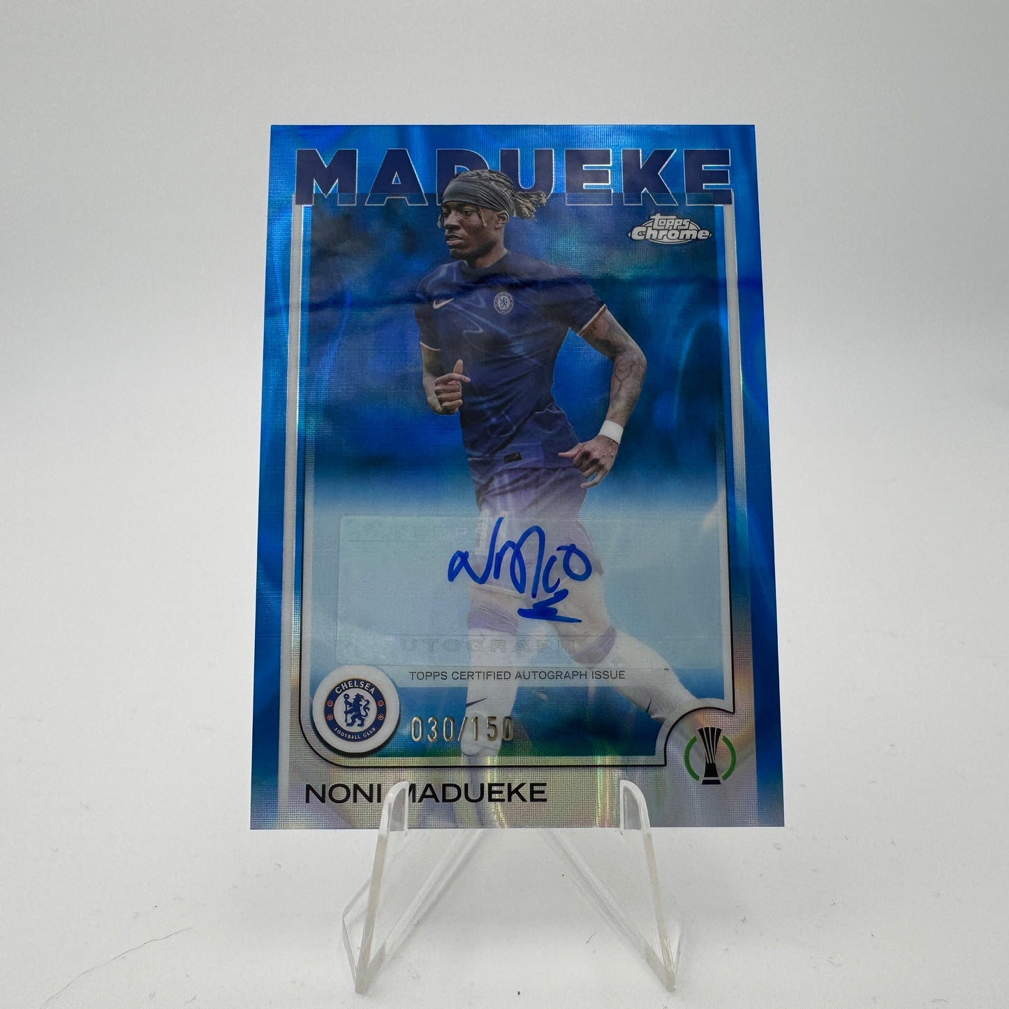 Noni Madueke - Chelsea FC - Topps Chrome UCC 2024/25 - Autograph 030/150