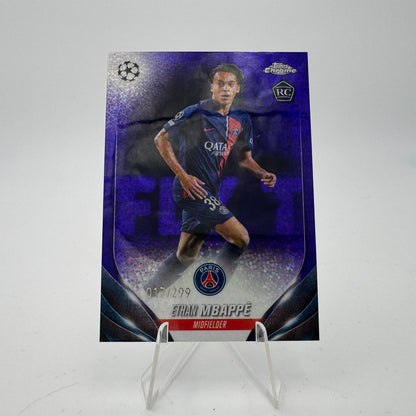 Ethan Mbappe RC - Paris Saint Germain - Topps Chrome UCC 2023/24 - 017/299