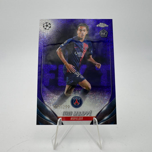 Ethan Mbappe RC - Paris Saint Germain - Topps Chrome UCC 2023/24 - 017/299