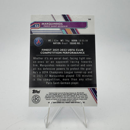 Marquinhos - Paris Saint Germain - Topps Finest UCC 2022/23 - 235/275