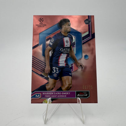 Warren Zaire Emery RC - Paris Saint Germain - Topps Finest UCC 2022/23 - 59/75