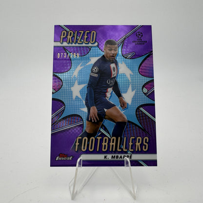 Kylian Mbappé - Paris Saint Germain - Topps Finest UCC 2022/23 - 073/299 Prized Footballers