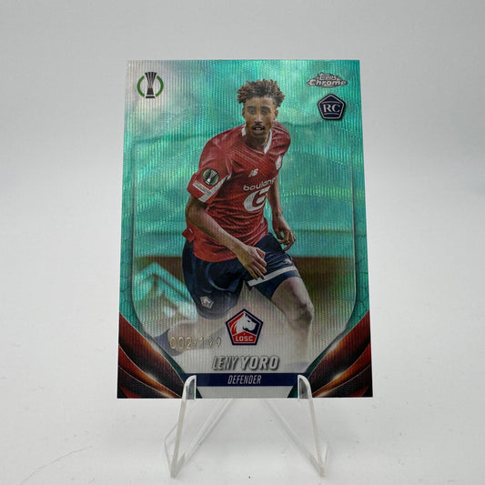 Leny Yoro RC - LOSC - Topps Chrome UCC 2023/24 - 002/199