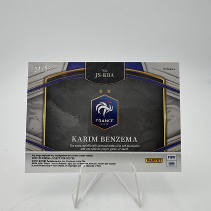 Karim Benzema - FRANCE - Panini Select 2022/23 - Relic 04/25