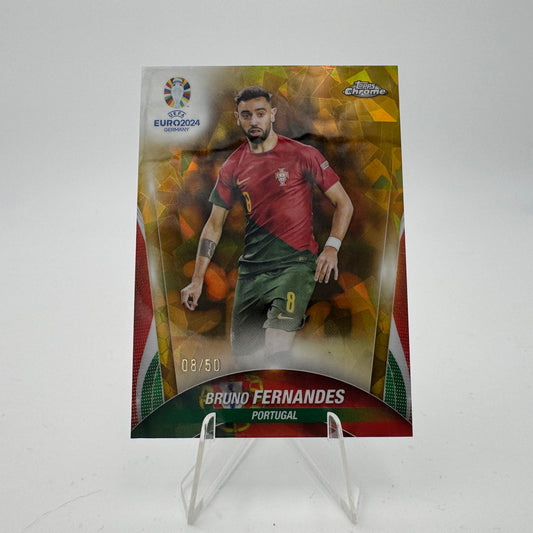 Bruno Fernandes - Portugal - Topps Chrome Sapphire EURO 2024 - 08/50