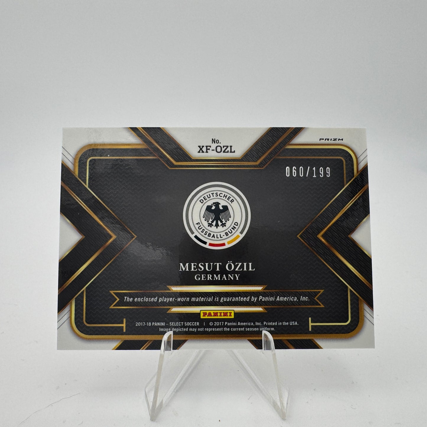 Mesut Ozil - Germany - Panini Select 2017/18 - Relic 060/199