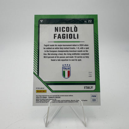 Nicolo Fagioli - Italy - Panini Donruss 2024/25 - 3/8