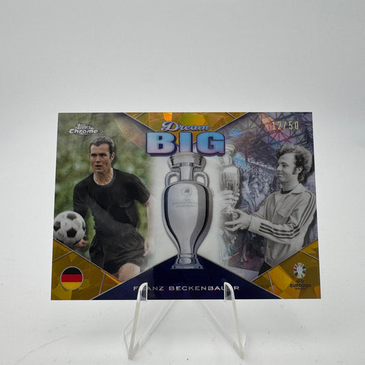 Franz Beckenbauer - Germany - Topps Chrome Sapphire EURO 2024 - 12/50