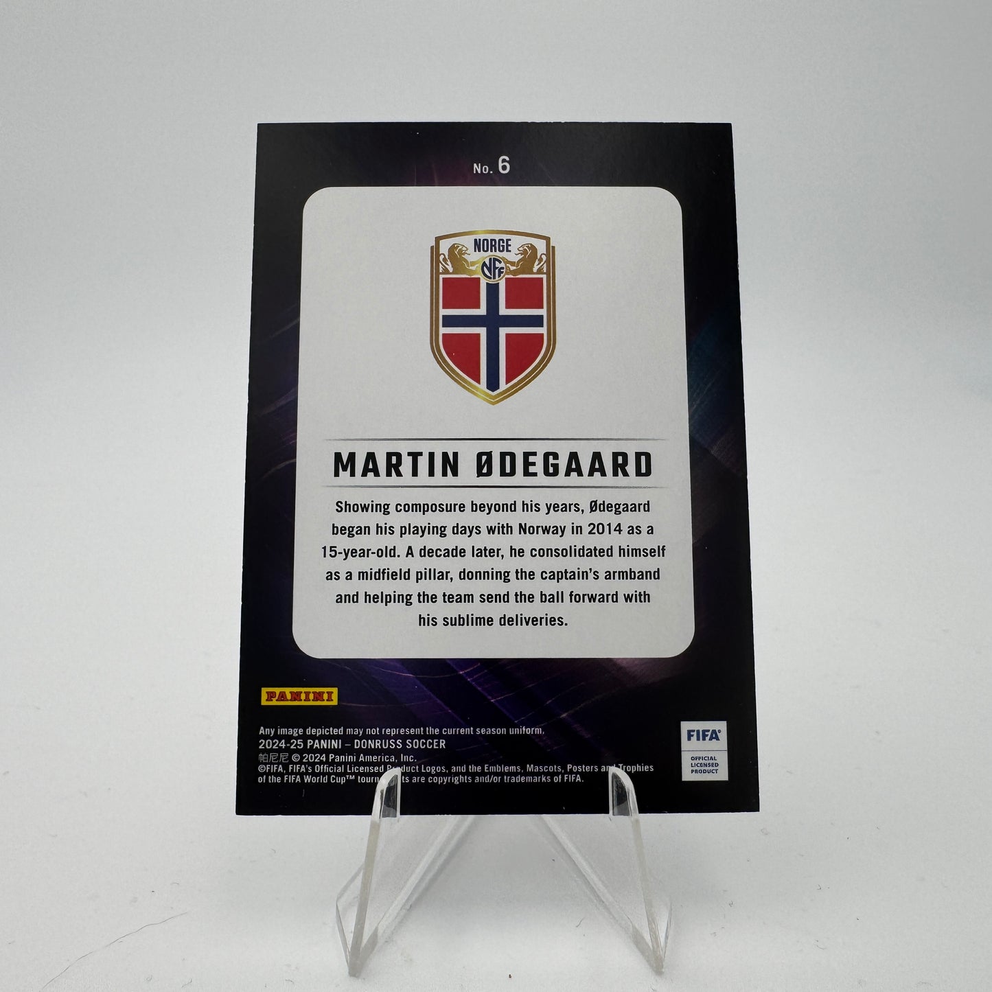Martin Odegaard - Norway - Panini Donruss 2024/25 - Night Moves