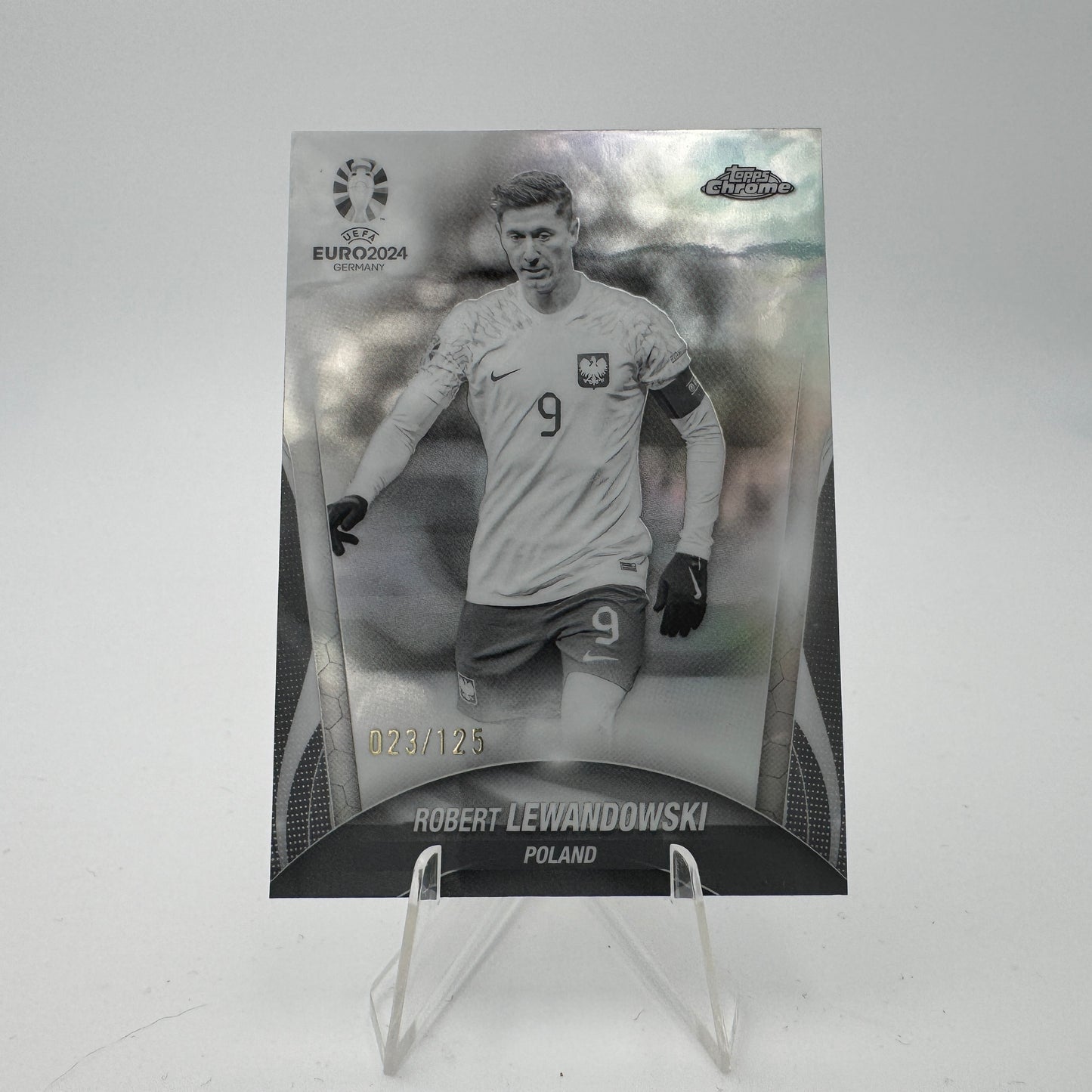 Robert Lewandowski - Poland - Topps Chrome EURO 2024 - 023/125
