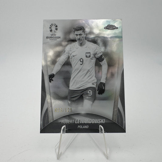 Robert Lewandowski - Poland - Topps Chrome EURO 2024 - 023/125